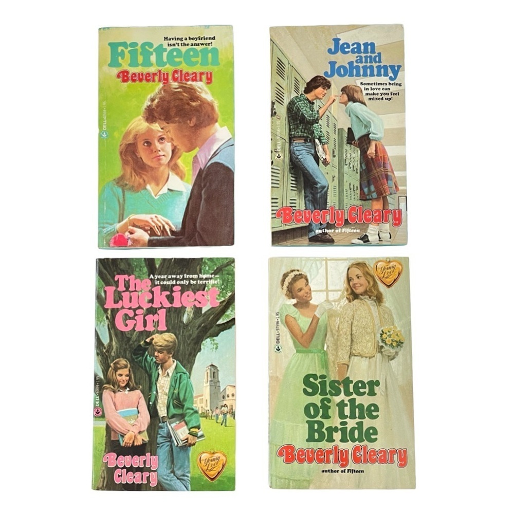 Vintage Beverly Cleary Young Adult Teen Novels (4), Fiction, 1981 editions